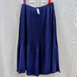 J crew factory nwt navy midi skirt